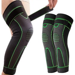 Self-heating tourmaline knee pad