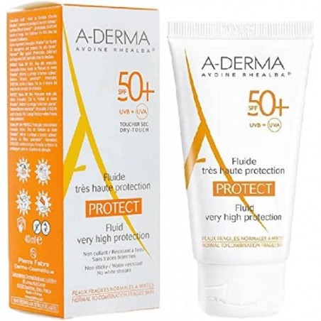 A-derma Protège le liquide invisible Spf 50 + 1.4 fl oz