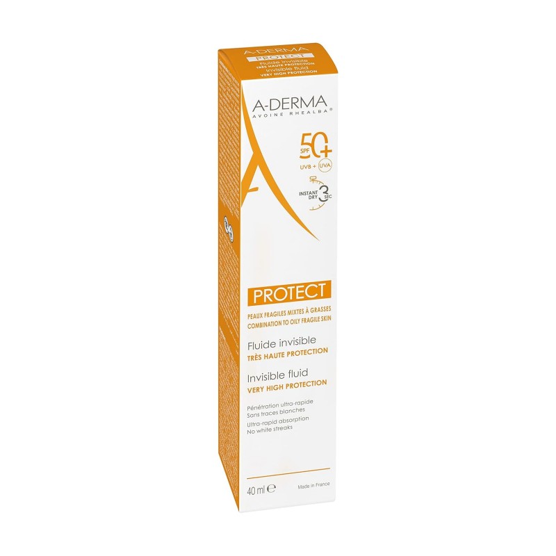 A-derma Protège le liquide invisible Spf 50 + 1.4 fl oz